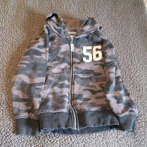 Carter's size 4 camo hooded jacket